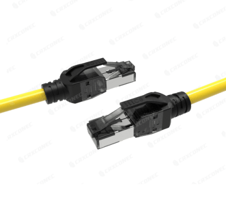 Kabel Patch Infinity Cat.8 Ethernet 24 AWG 1M, LSZH - GHMT Disahkan Infiniti 24 AWG Cat.8 STP Patch Cord.